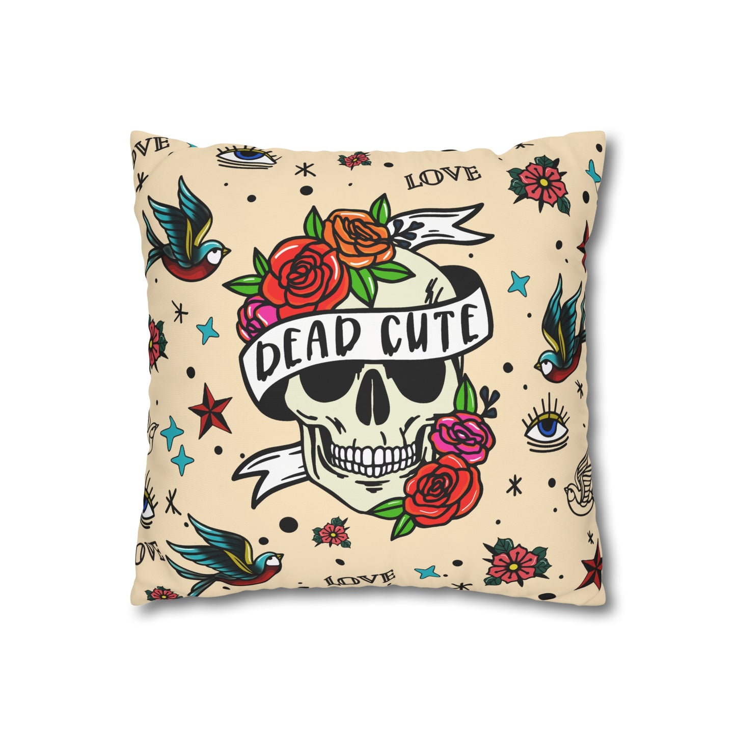 Square Poly Canvas Pillowcase
