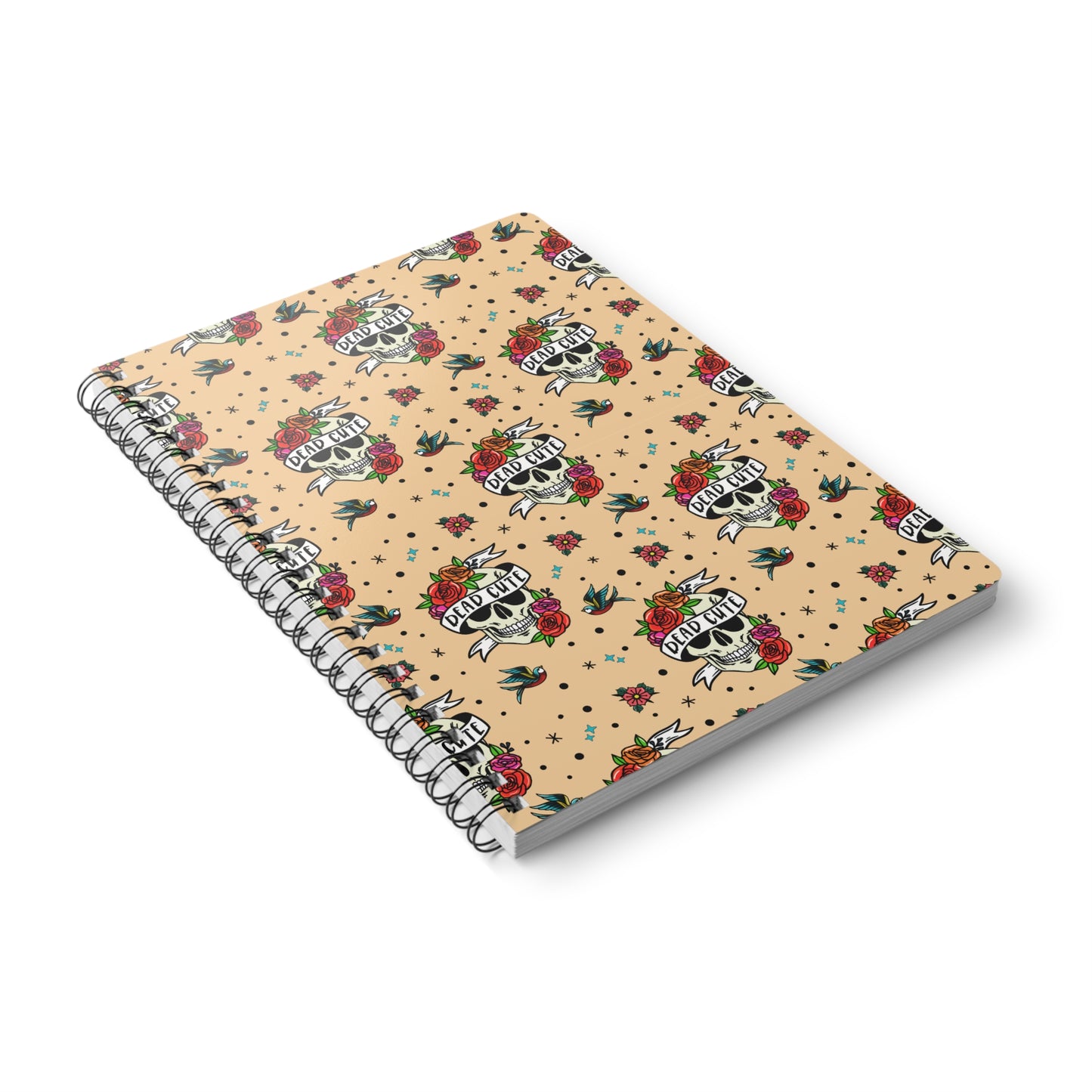 Dead Cute Wirobound Softcover Notebook, A5