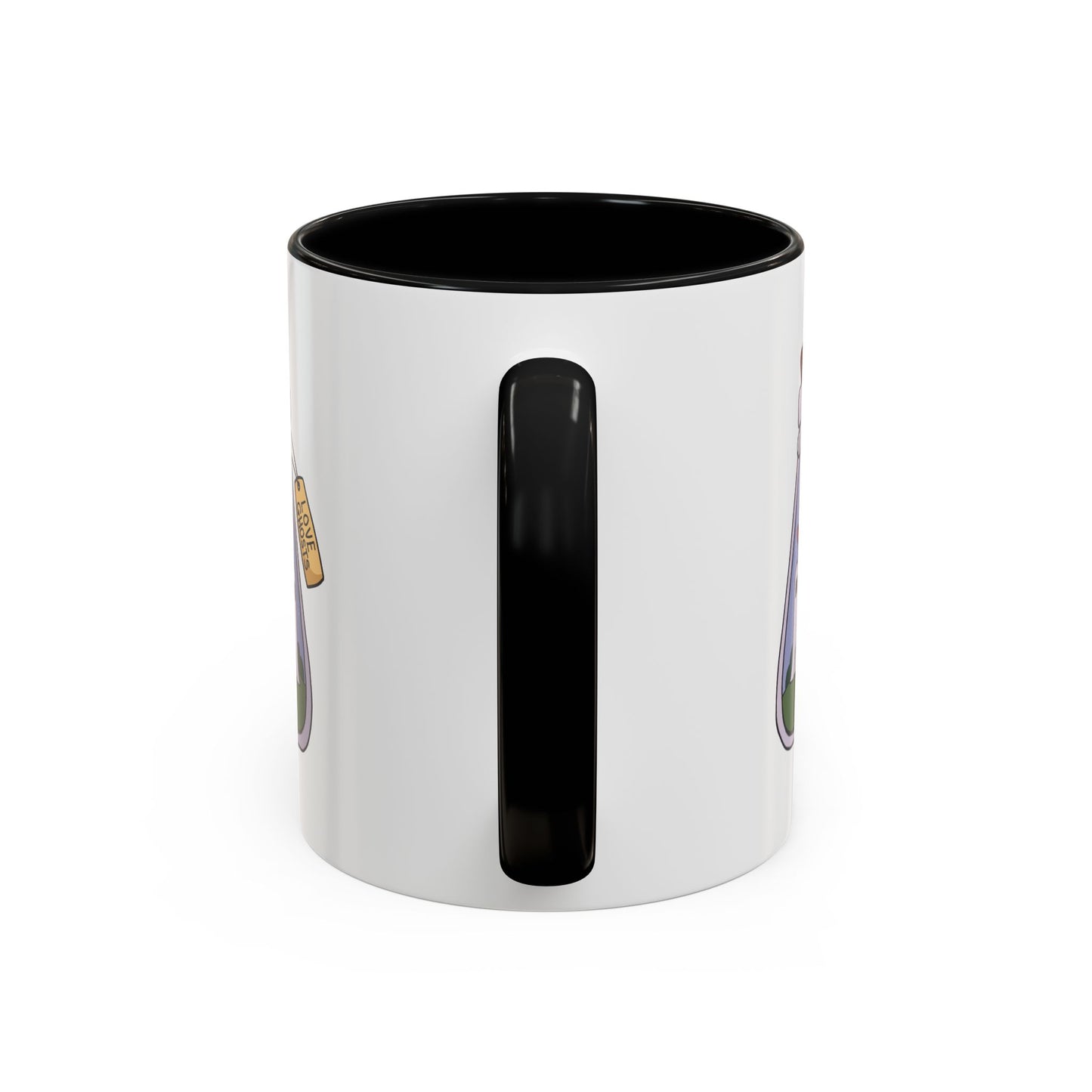 Ghost lovers in jar Accent Coffee Mug (11, 15oz) spooky, halloween