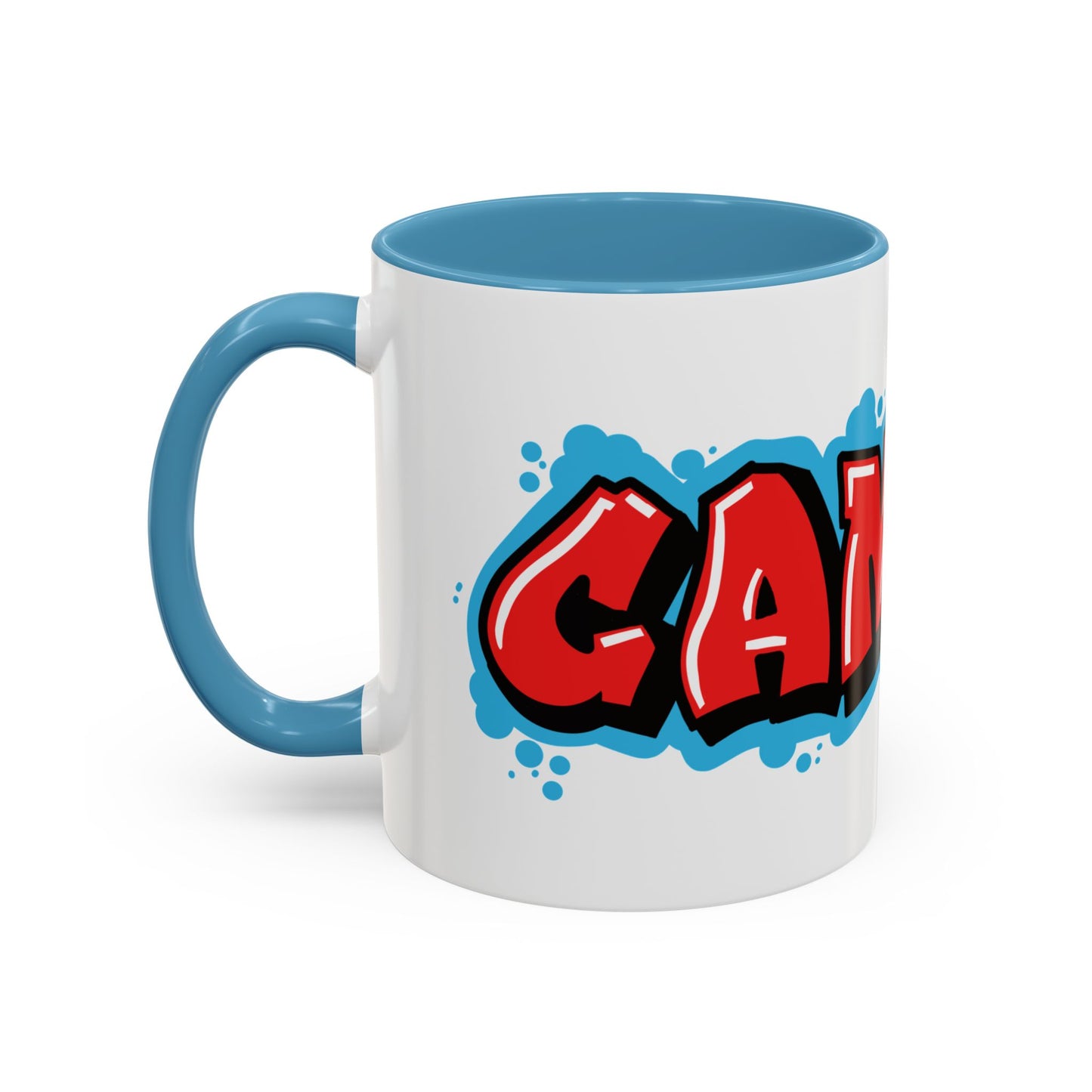 Gamer Mug, Graffiti Coffee Cup, Video Game Gift, Gaming Tea Mug, Gamer Decor, 11oz Mug