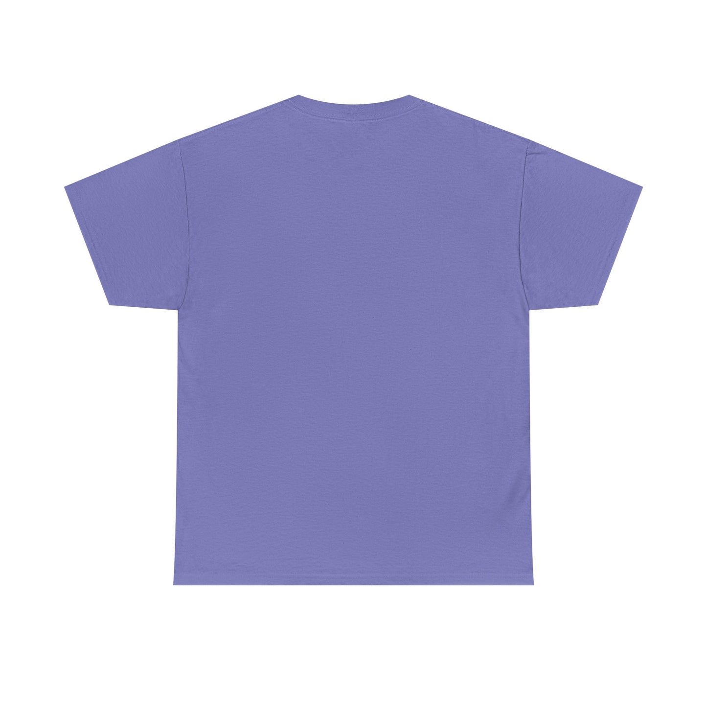 Unisex, violet, heavy cotton tee featuring a frog in a potion bottle