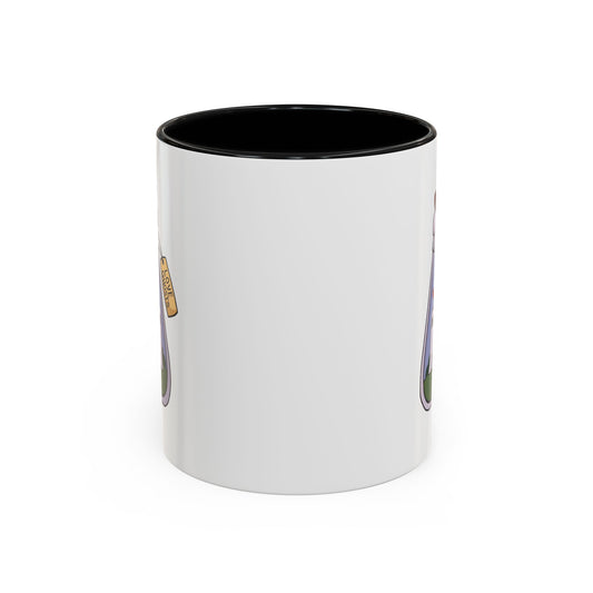 Ghost lovers in jar Accent Coffee Mug (11, 15oz) spooky, halloween