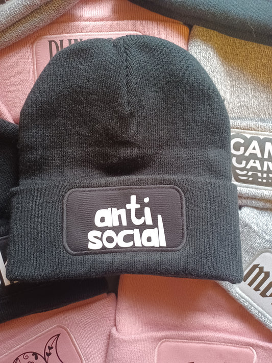 Beanie hat anti social