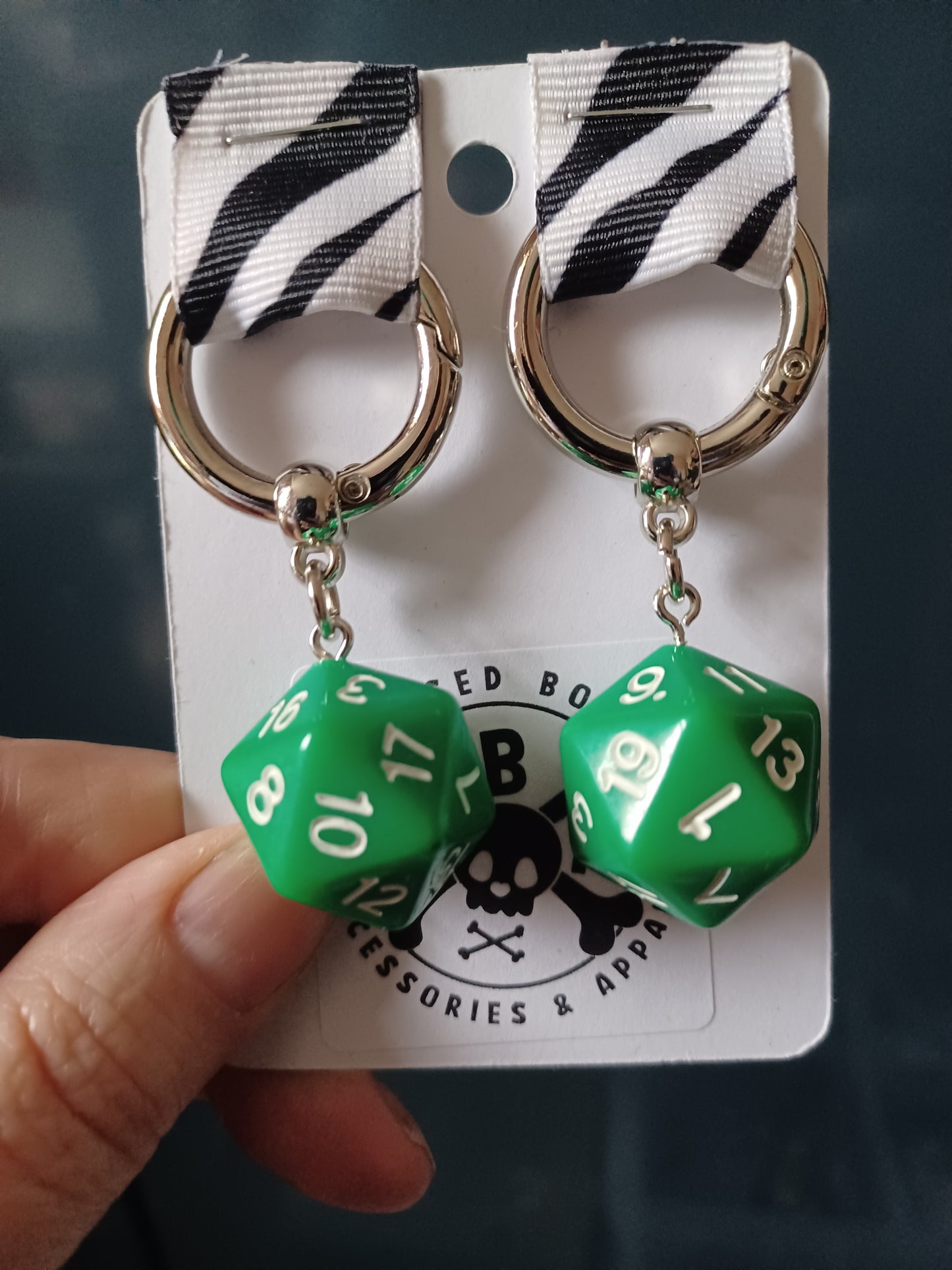 D20 boot charms