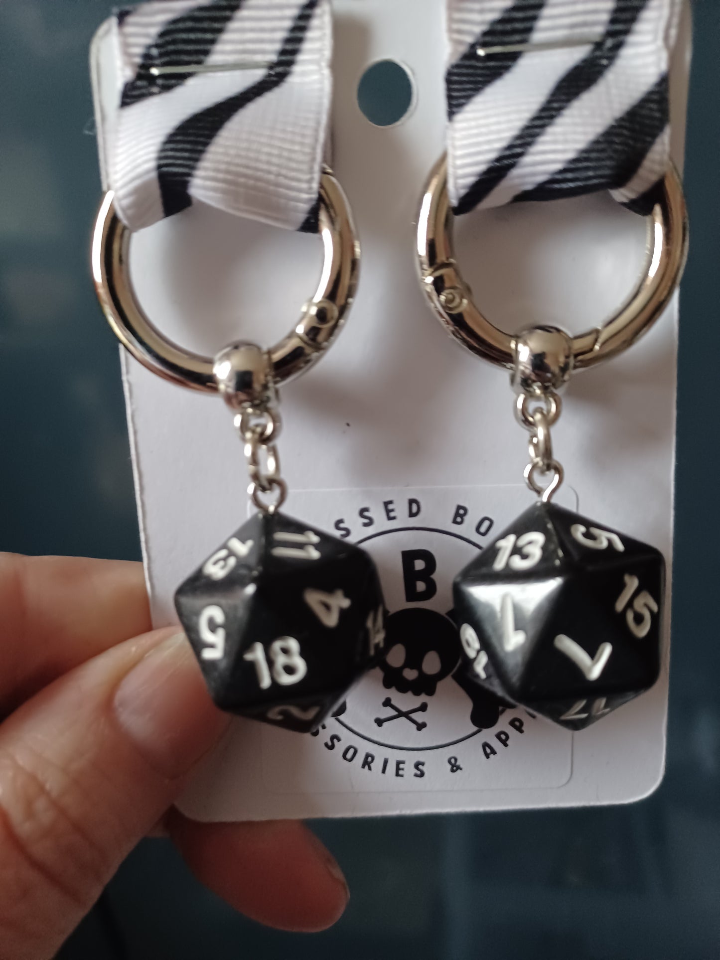 D20 boot charms