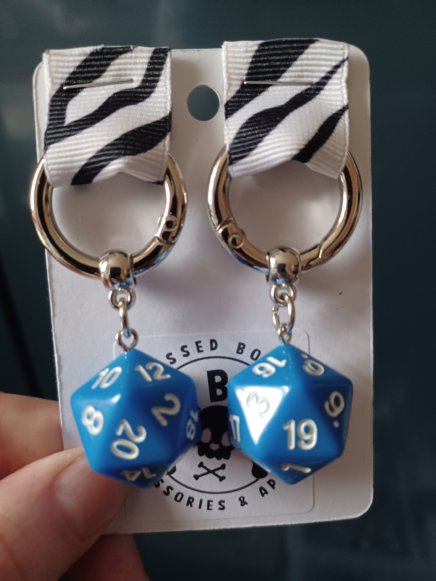 D20 boot charms
