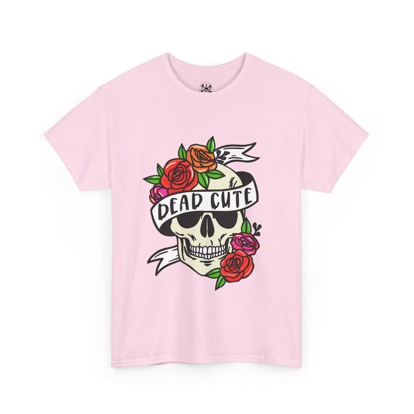 Dead cute, skull, tattoo, unisex heavy cotton Tshirt