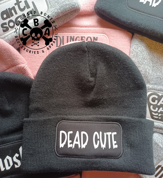 Beanie hat dead cute