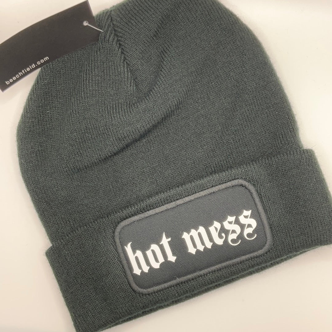 Beanie hat hot mess